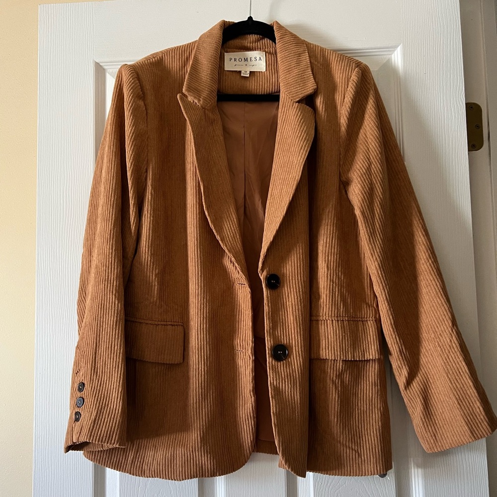 “Pass the Pie Corduroy Blazer” from Lane 201 Boutique